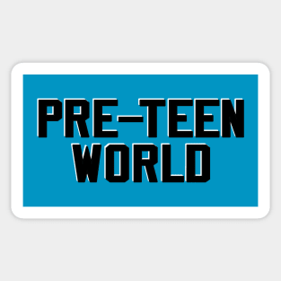 Pre-Teen World SCTV Sticker